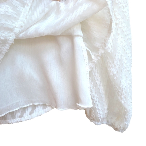 NWT Peasant Top with Textured Fabric from Nordstrom's, Size Small - Picture 6 of 9